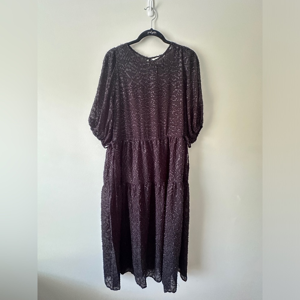 H&M black dress with sparkle